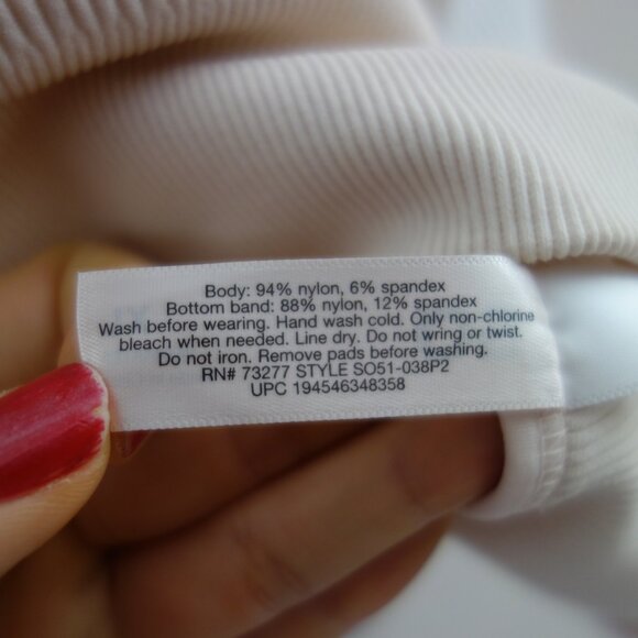 SO 2-Pack Lightly Lined Strappy Seamless Bralette Set White Cream (XL/38B) NWT! - Picture 11 of 11